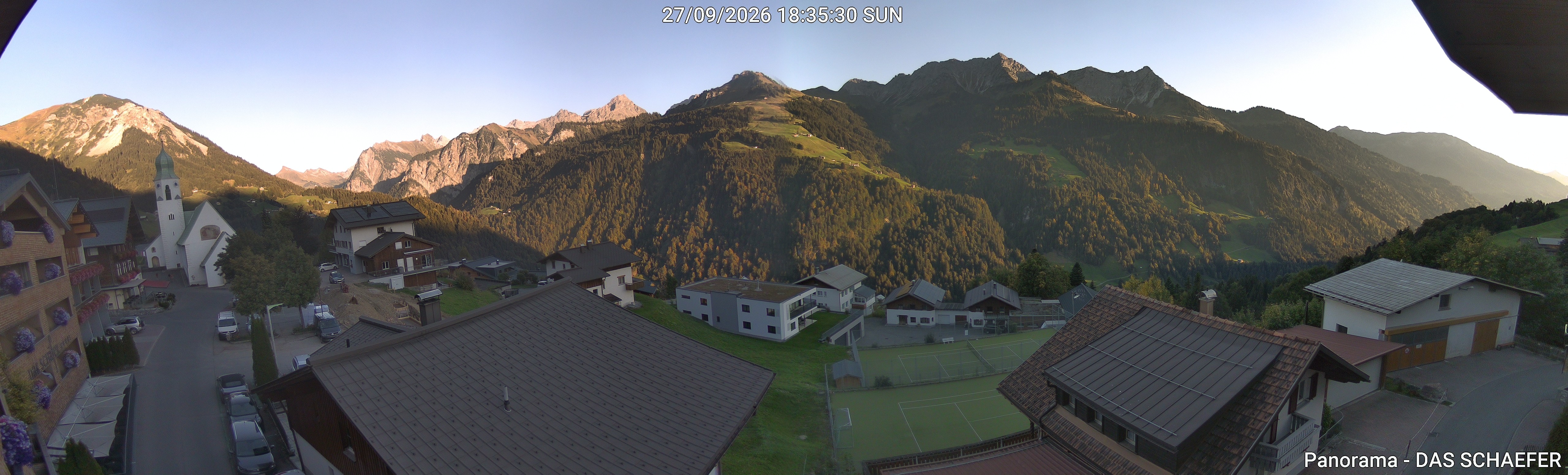 Archiv Foto Webcam Blick Dorf Fontanella