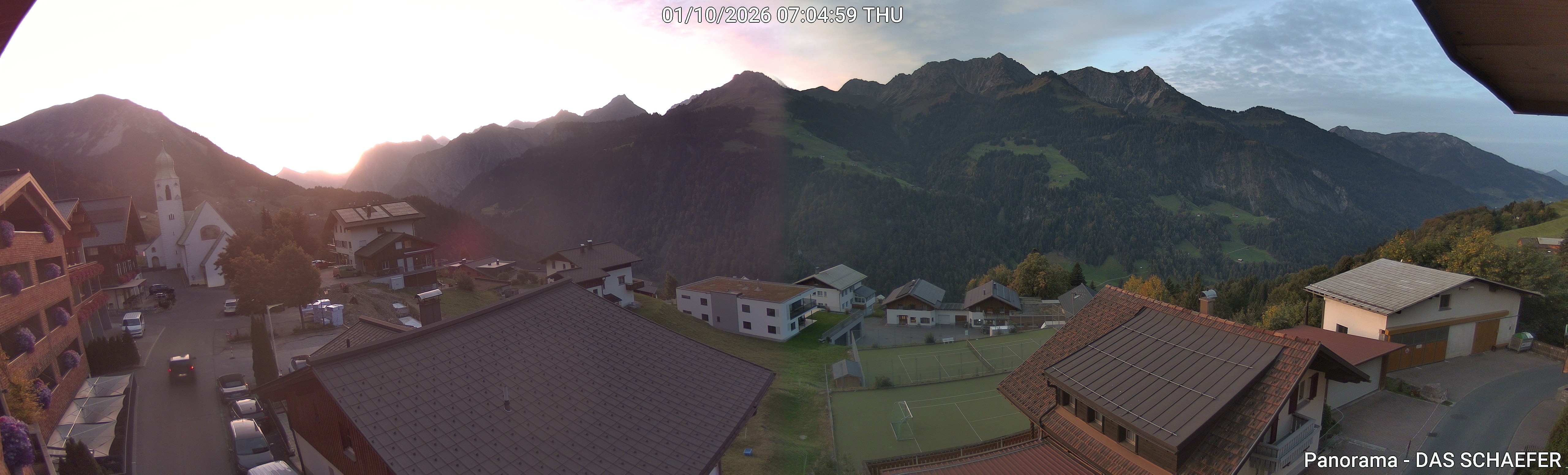 Archiv Foto Webcam Blick Dorf Fontanella