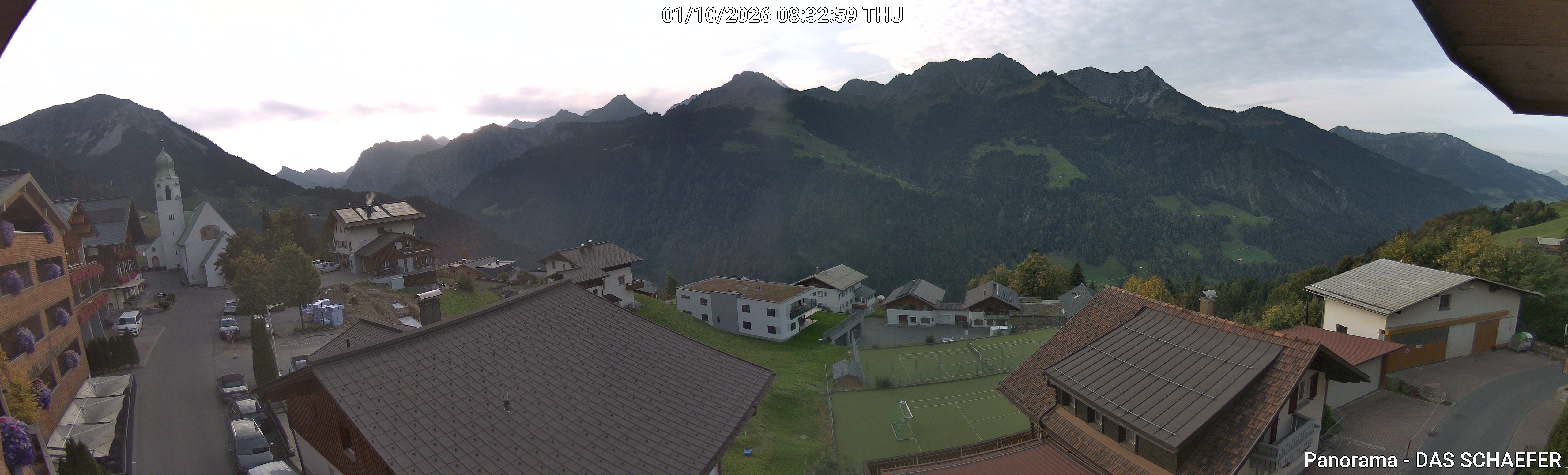 Archiv Foto Webcam Blick Dorf Fontanella
