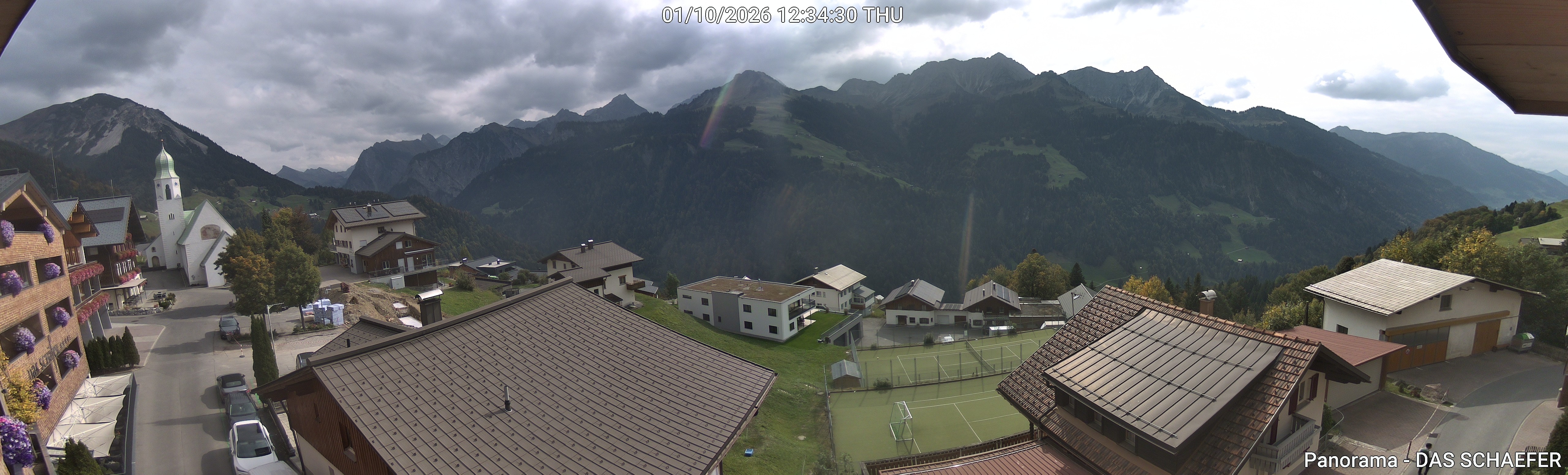 Archiv Foto Webcam Blick Dorf Fontanella