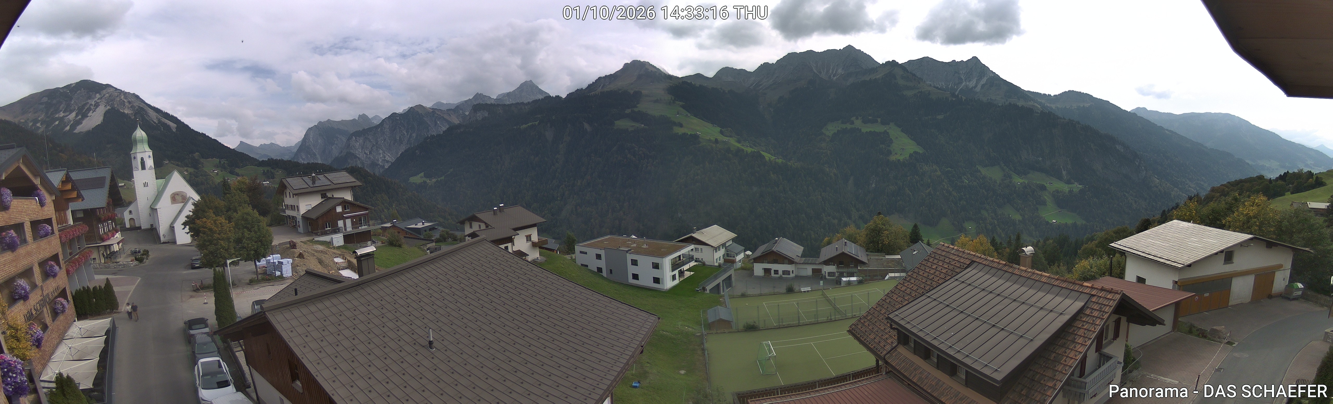 Archiv Foto Webcam Blick Dorf Fontanella