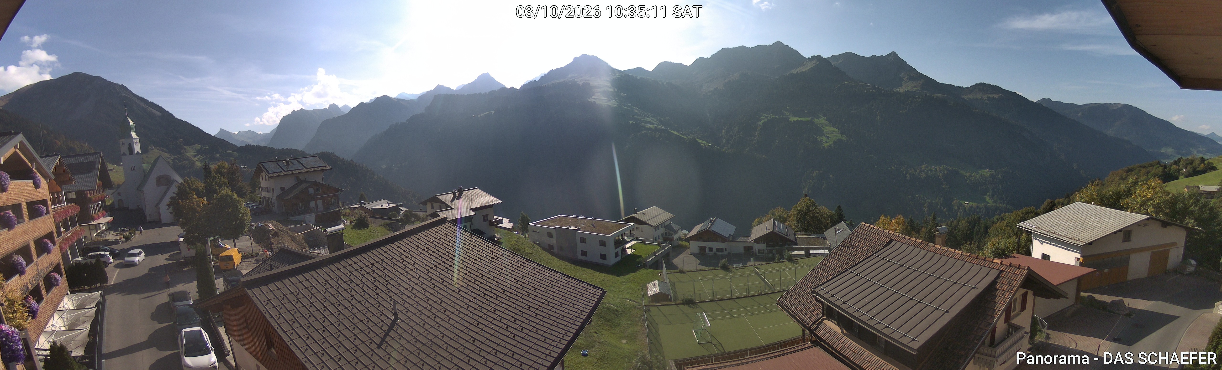 Archiv Foto Webcam Blick Dorf Fontanella