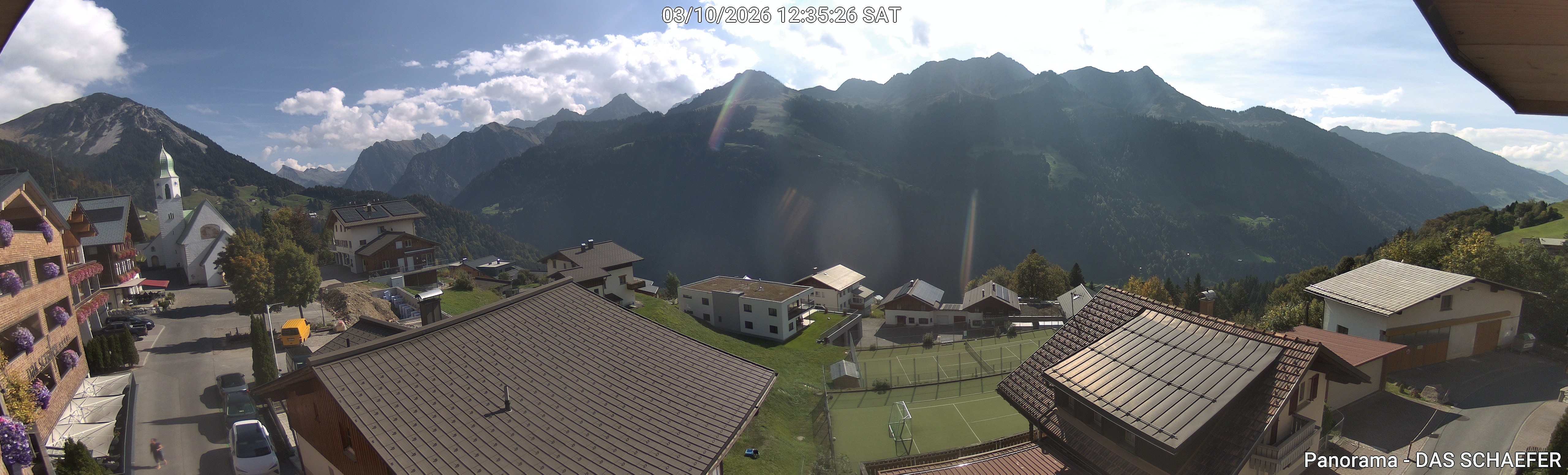 Archiv Foto Webcam Blick Dorf Fontanella