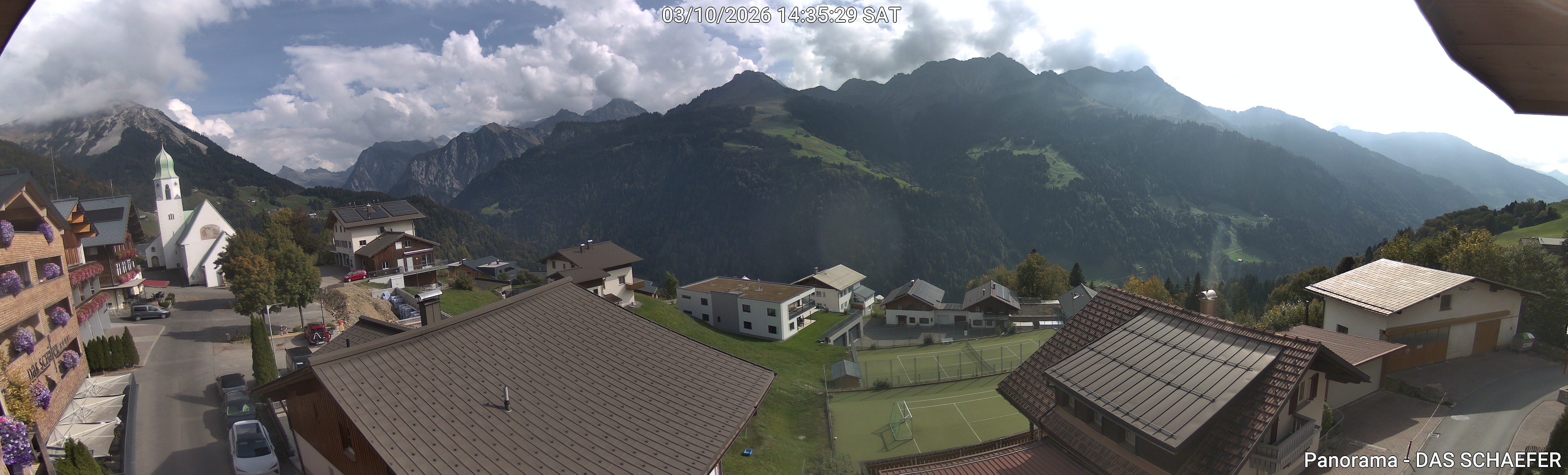 Archiv Foto Webcam Blick Dorf Fontanella