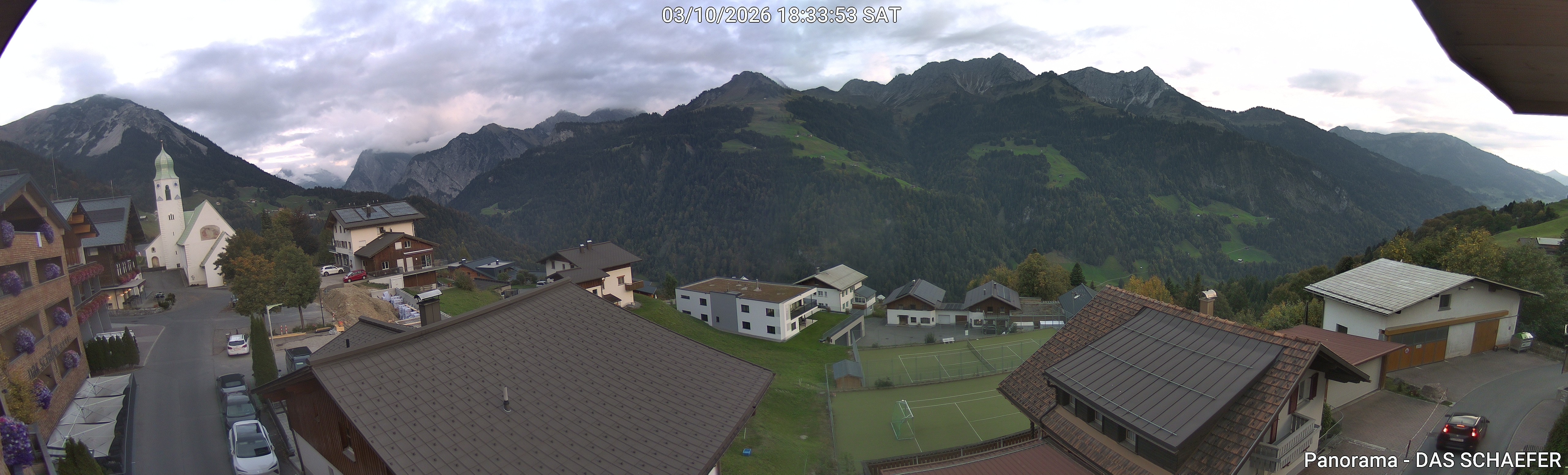 Archiv Foto Webcam Blick Dorf Fontanella