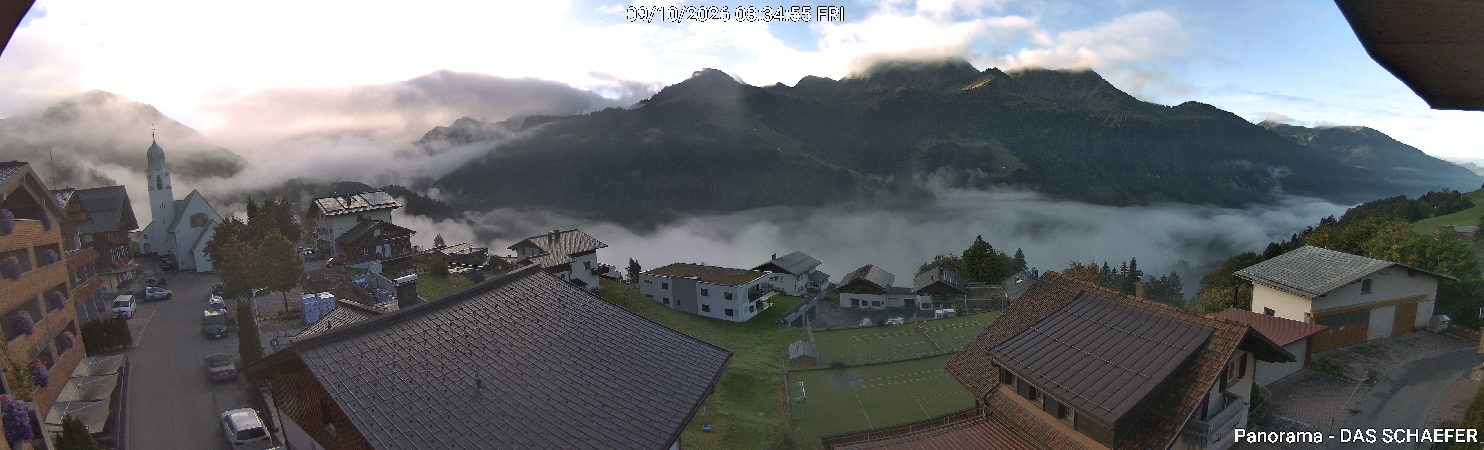 Archiv Foto Webcam Blick Dorf Fontanella