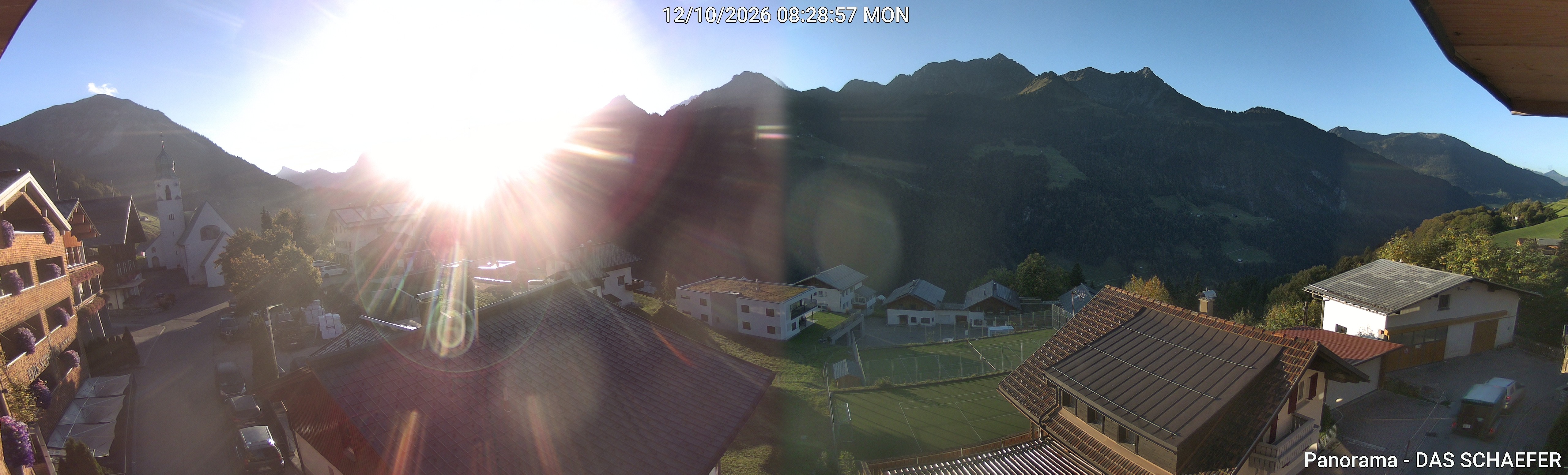 Archiv Foto Webcam Blick Dorf Fontanella