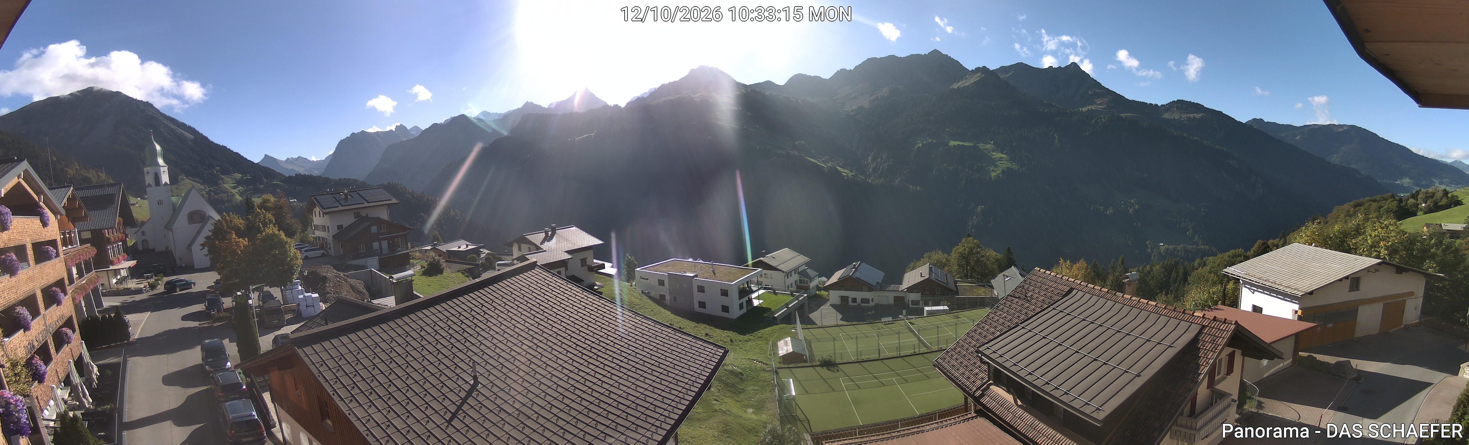 Archiv Foto Webcam Blick Dorf Fontanella