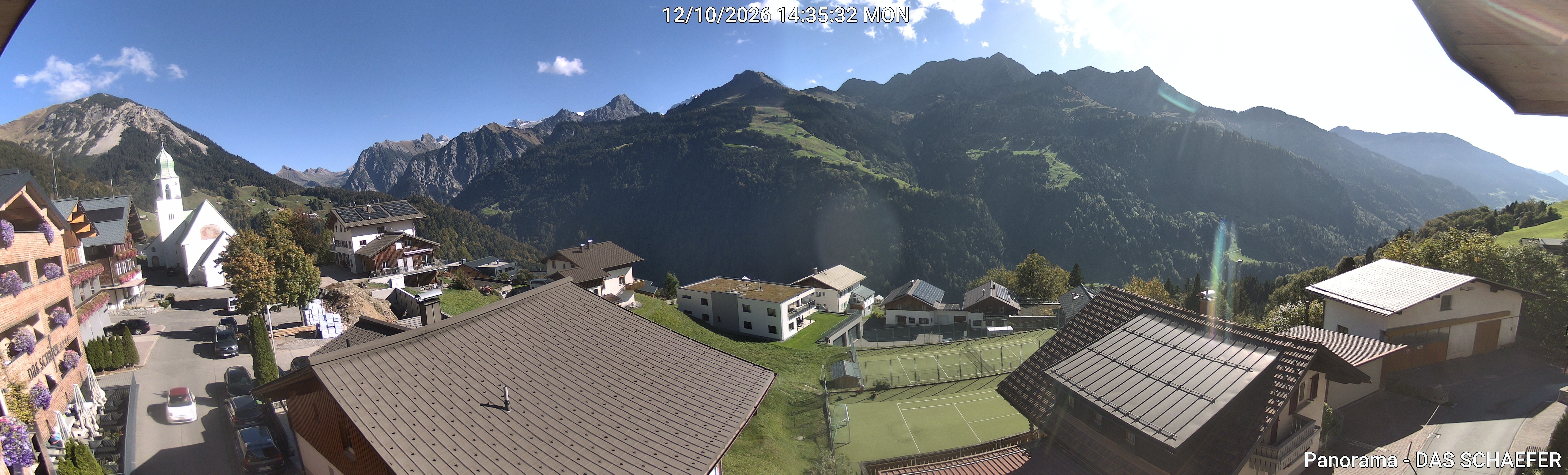 Archiv Foto Webcam Blick Dorf Fontanella