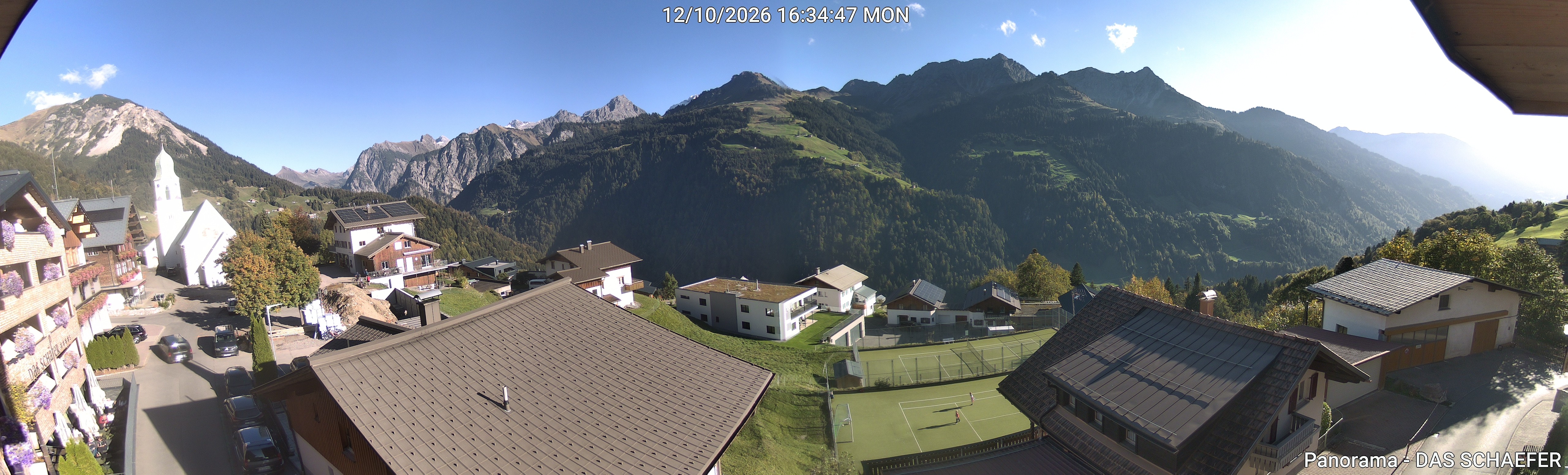 Archiv Foto Webcam Blick Dorf Fontanella