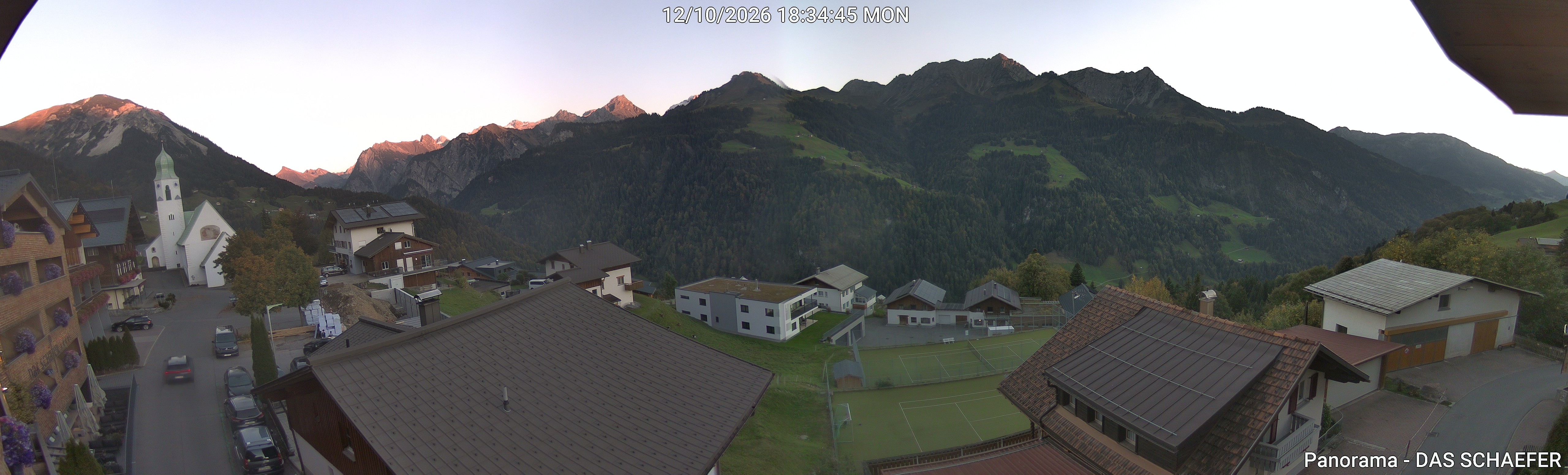 Archiv Foto Webcam Blick Dorf Fontanella