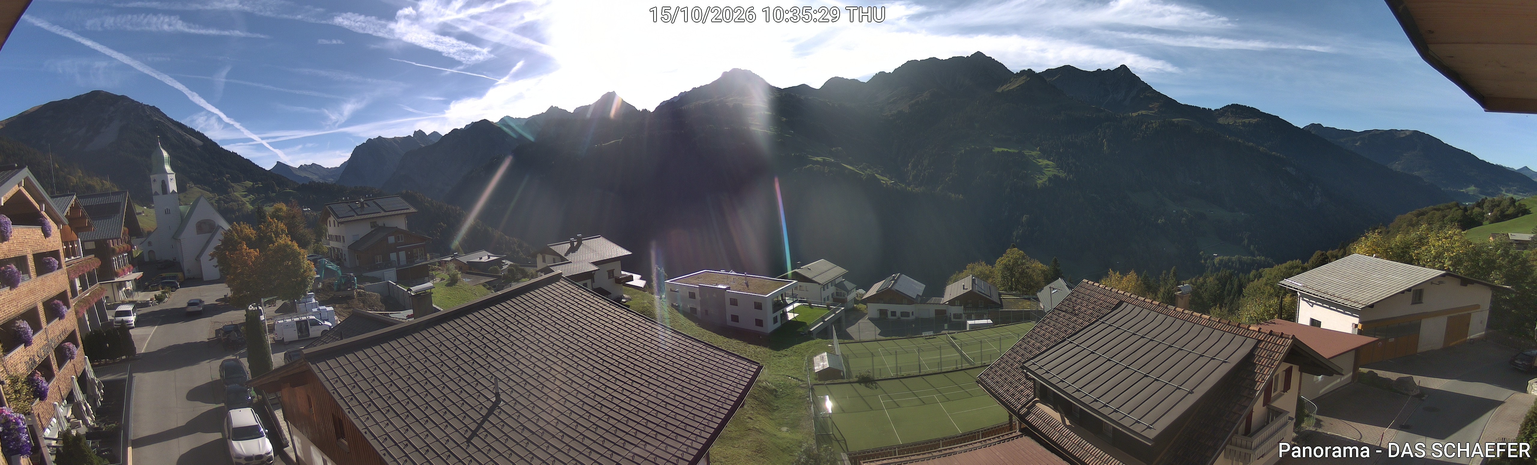 Archiv Foto Webcam Blick Dorf Fontanella
