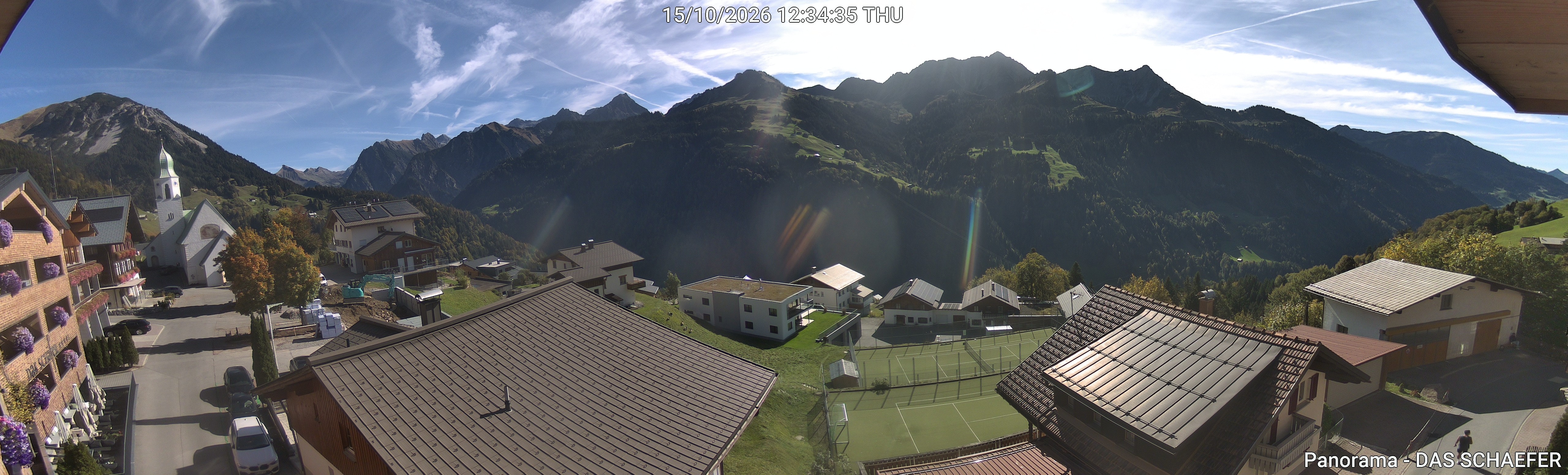 Archiv Foto Webcam Blick Dorf Fontanella