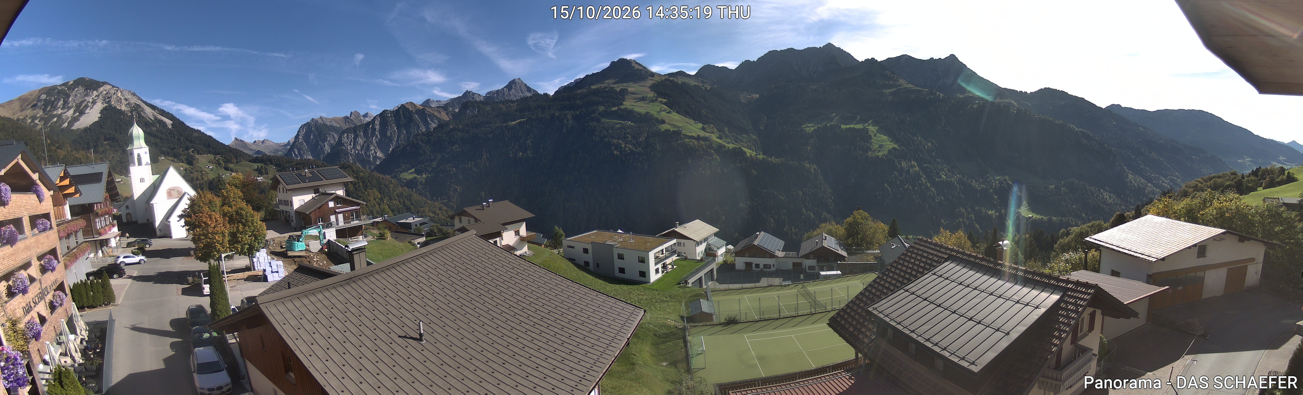 Archiv Foto Webcam Blick Dorf Fontanella