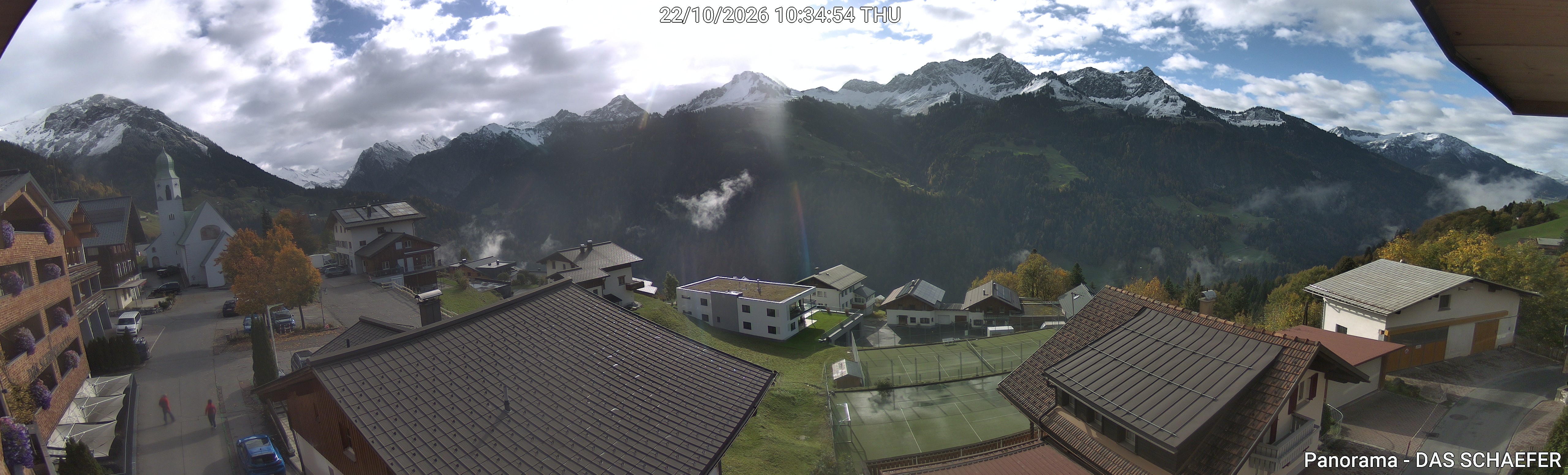 Archiv Foto Webcam Blick Dorf Fontanella