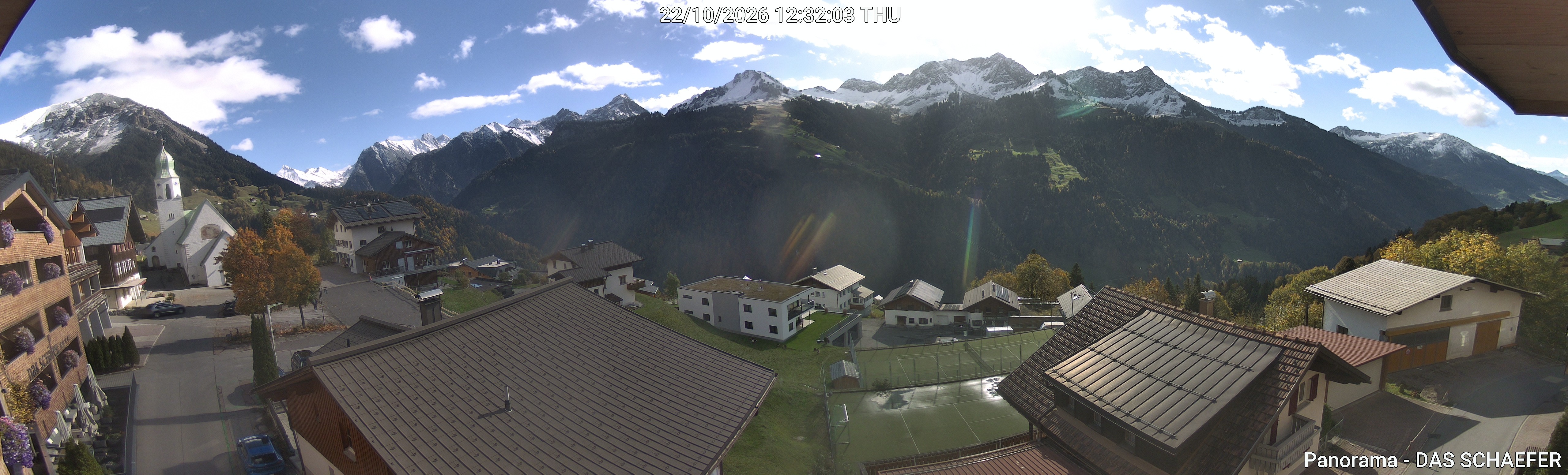 Archiv Foto Webcam Blick Dorf Fontanella