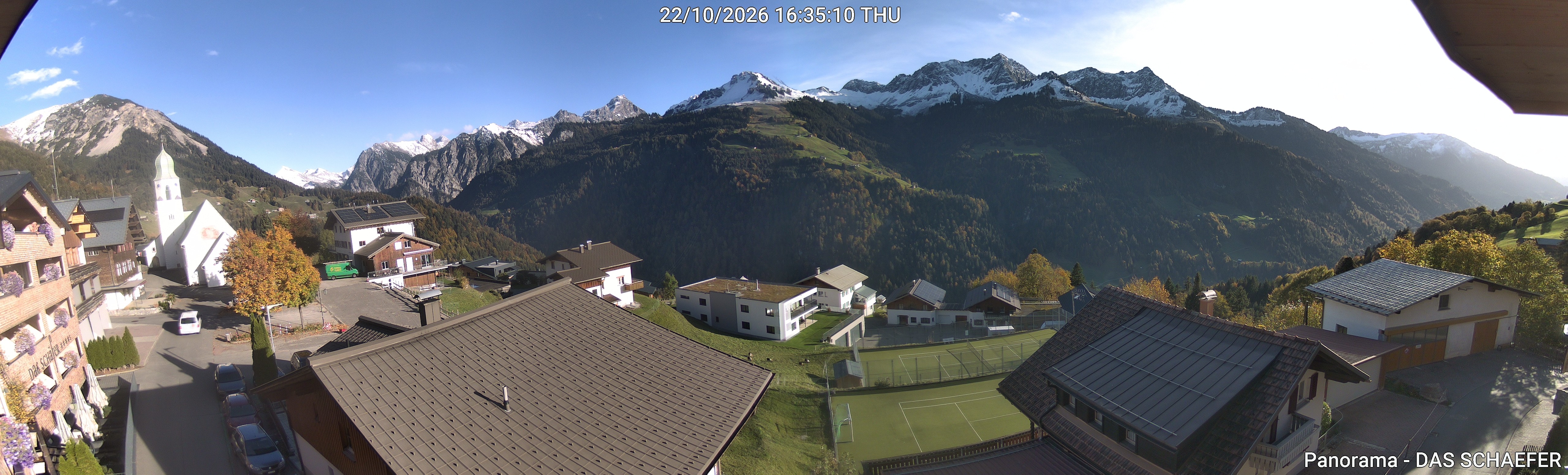 Archiv Foto Webcam Blick Dorf Fontanella