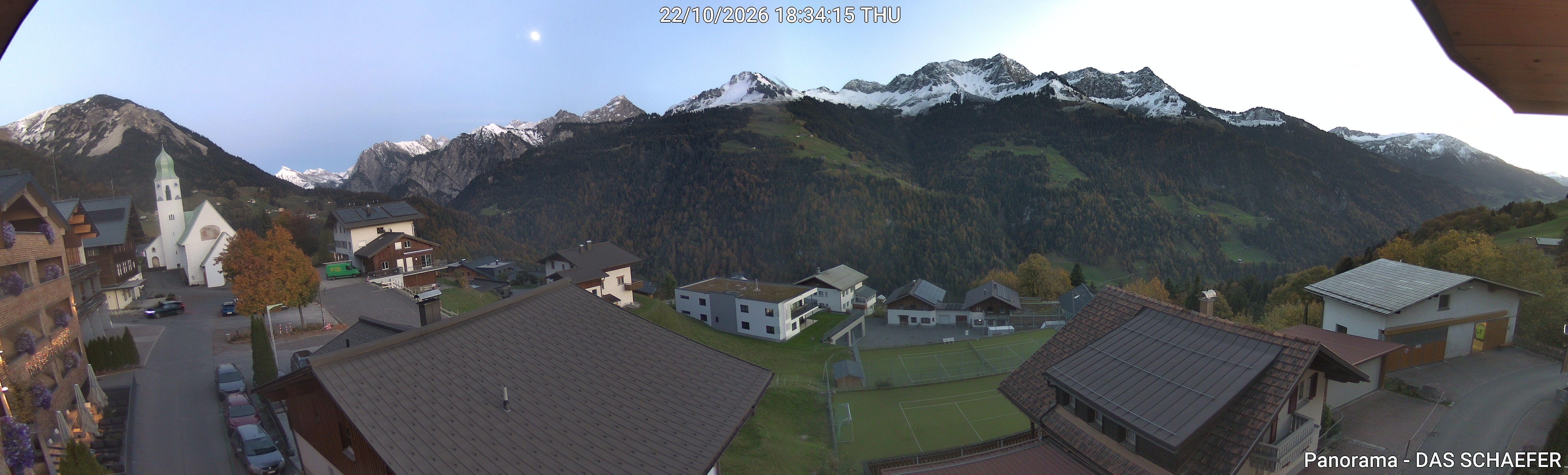 Archiv Foto Webcam Blick Dorf Fontanella