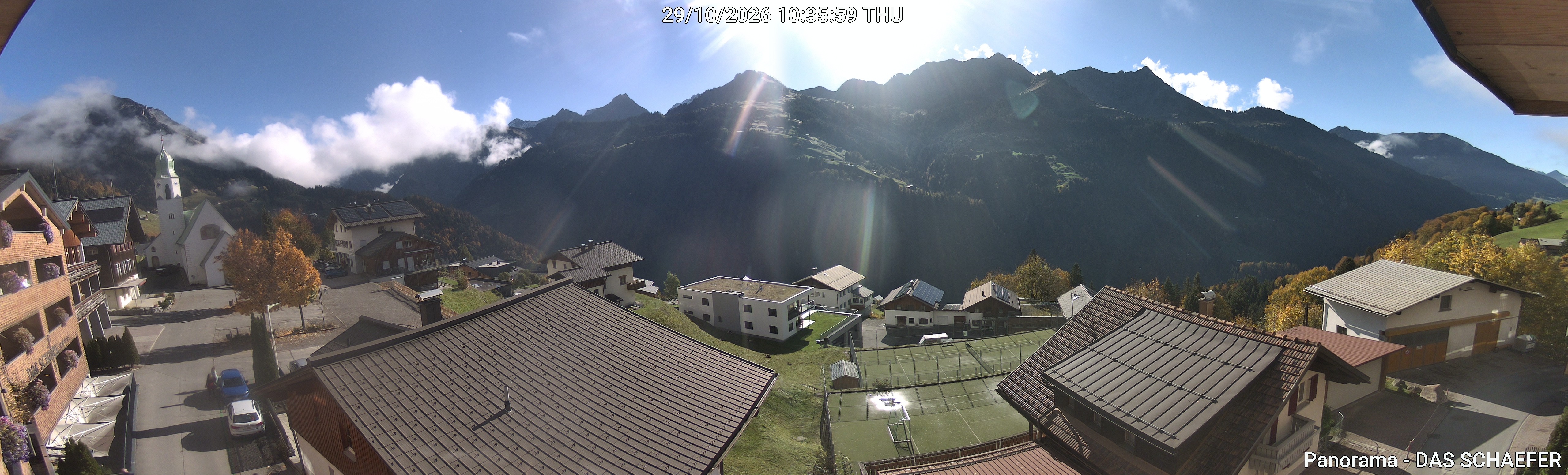 Archiv Foto Webcam Blick Dorf Fontanella