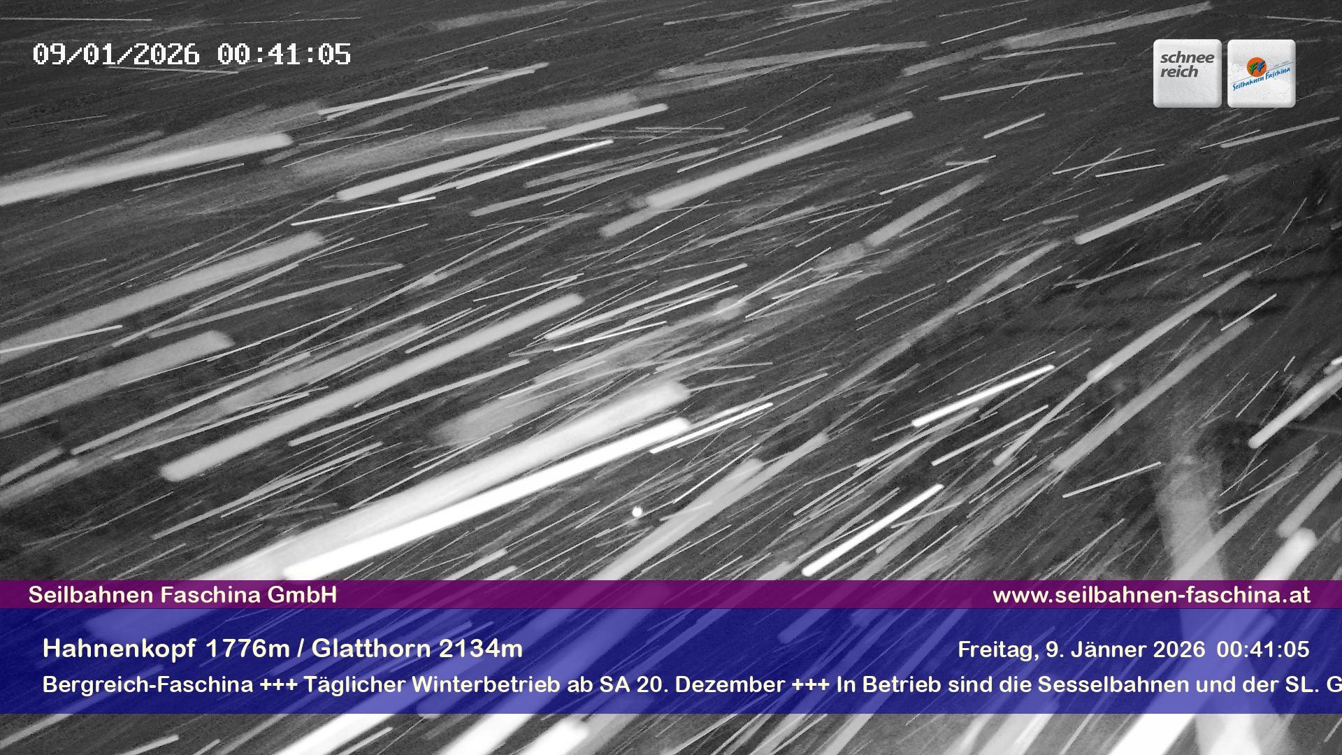 Archiv Foto Webcam Blick auf das Glatthorn, Faschina