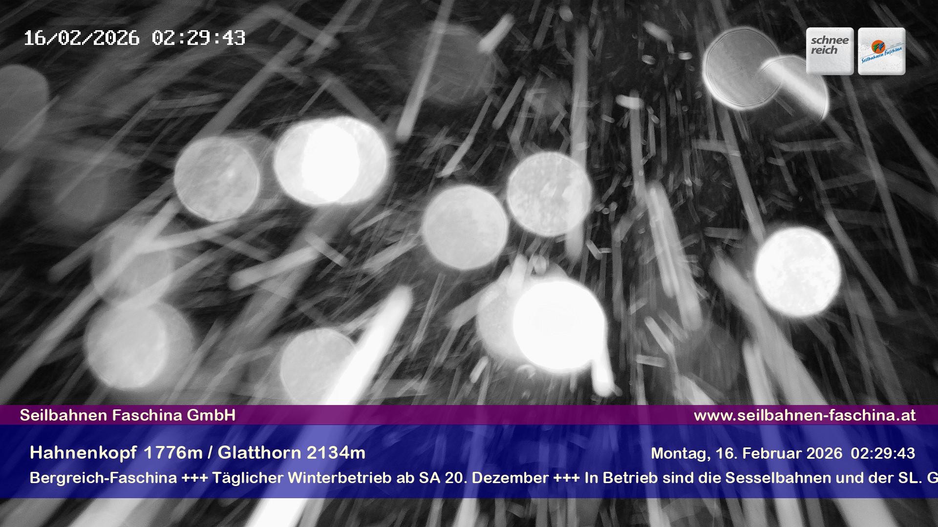 Archiv Foto Webcam Blick auf das Glatthorn, Faschina