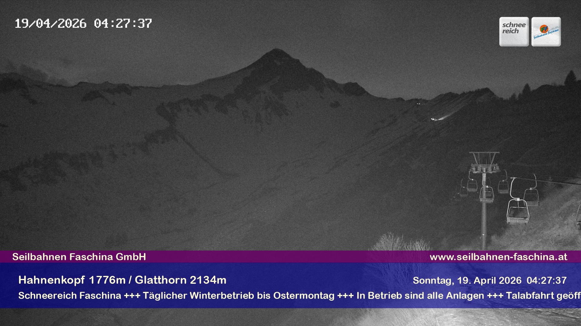 Archived image Webcam hahnenkopf near faschina