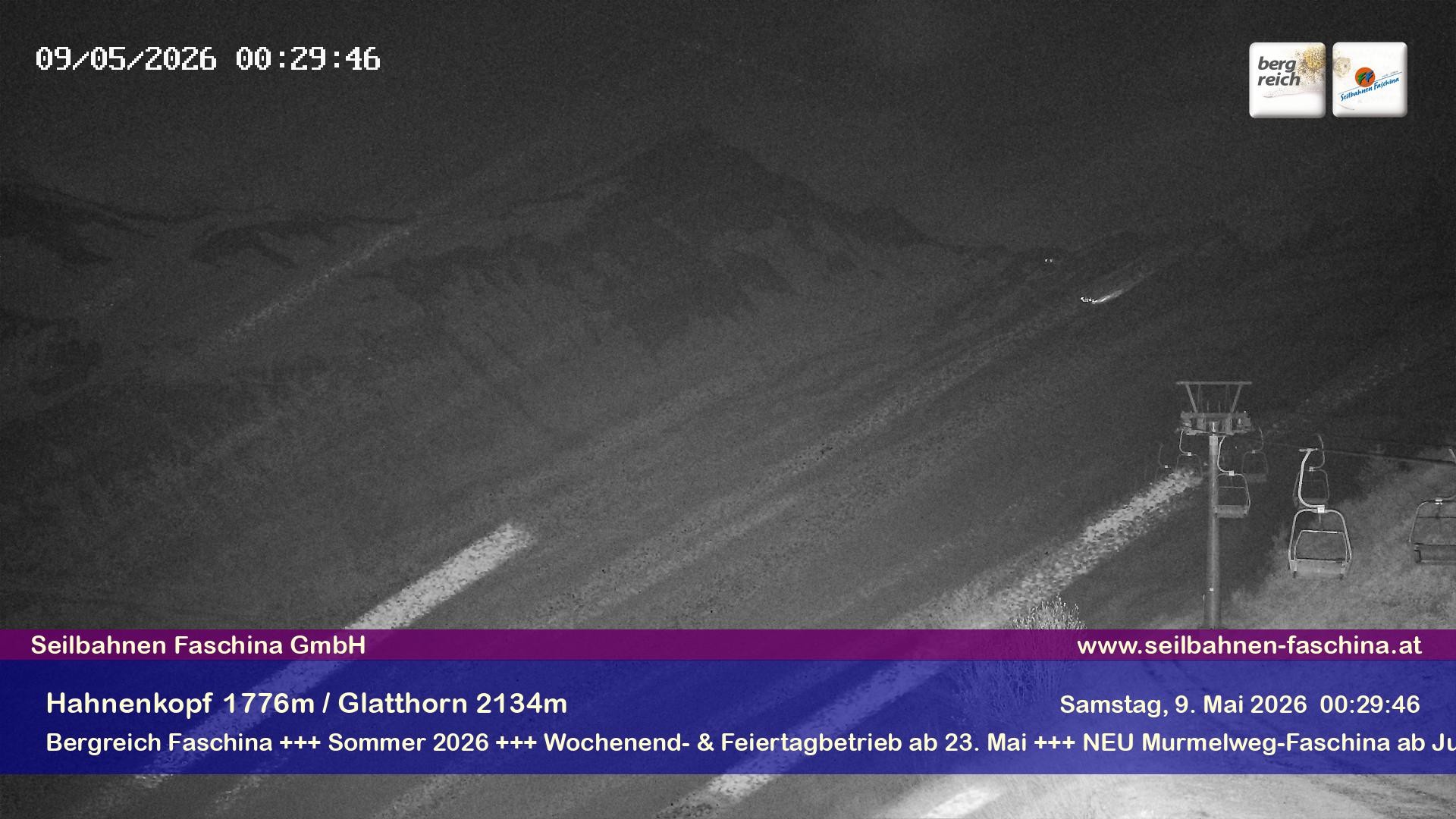 Archiv Foto Webcam Blick auf das Glatthorn, Faschina