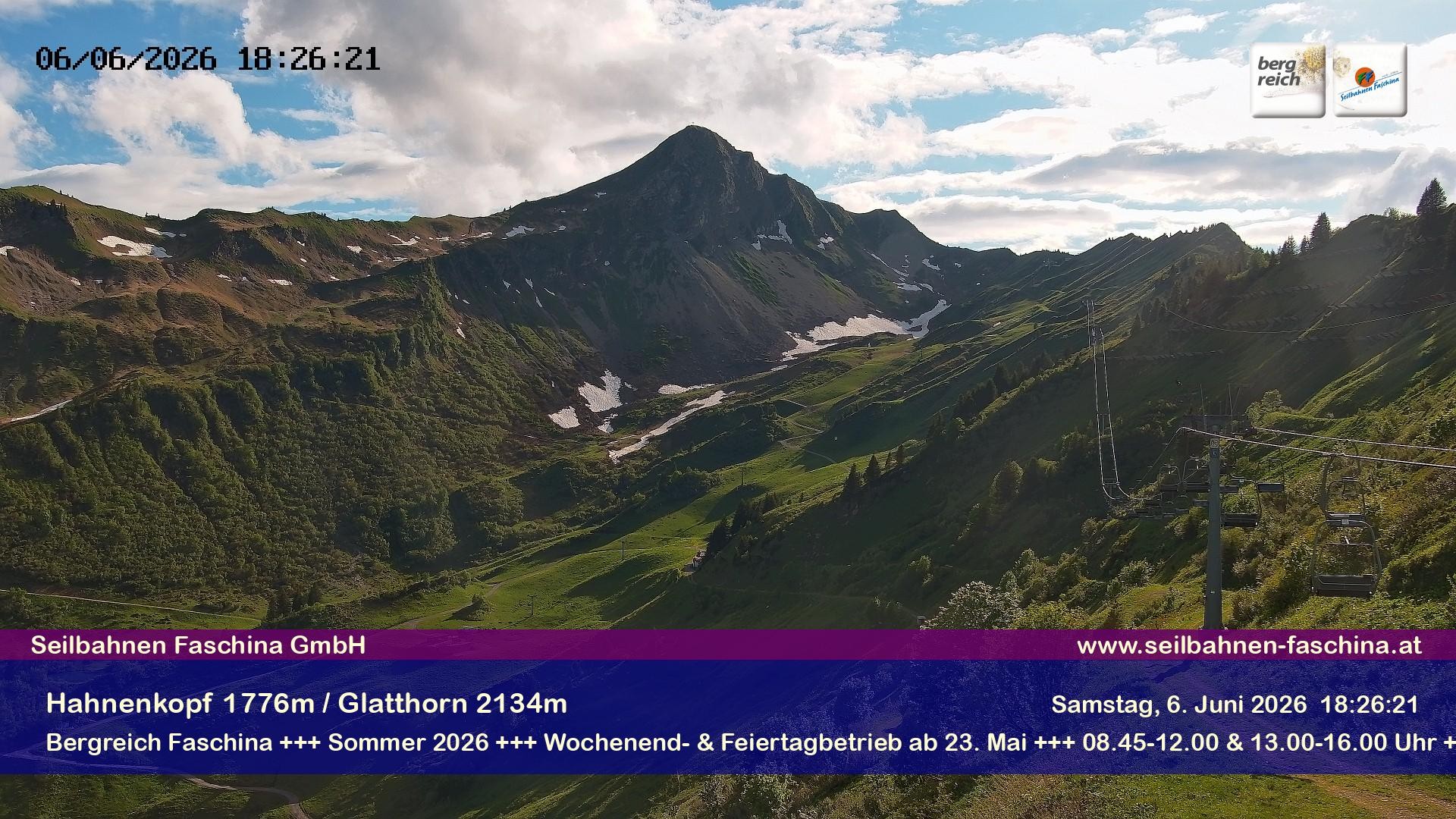 Archived image Webcam hahnenkopf near faschina