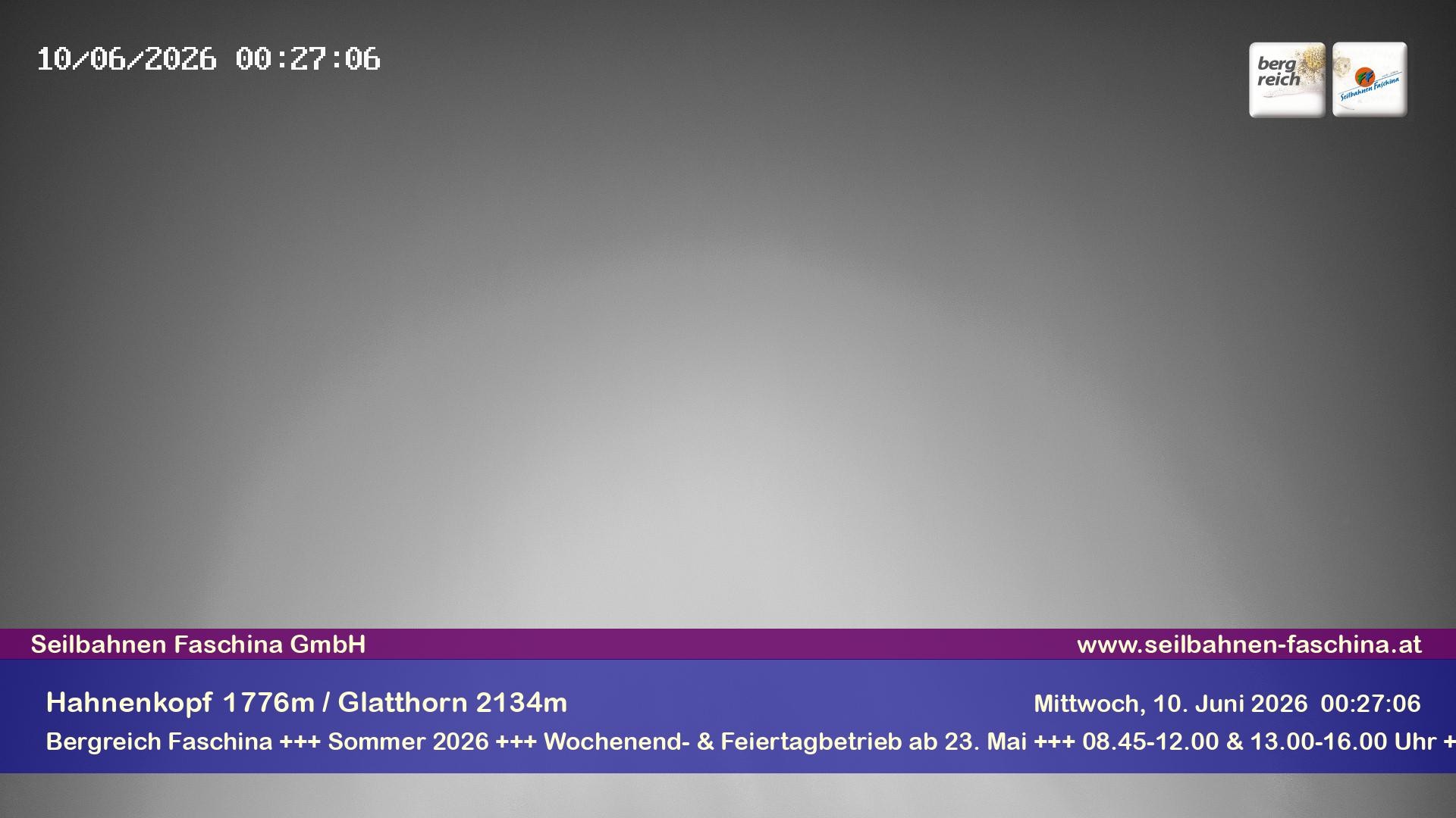 Archiv Foto Webcam Blick auf das Glatthorn, Faschina