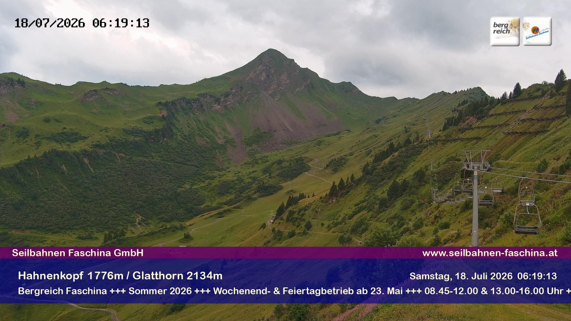 Archived image Webcam hahnenkopf near faschina