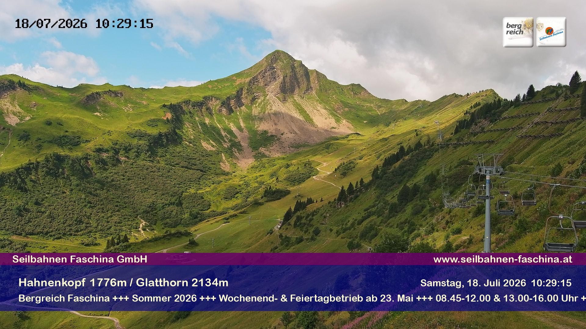 Archived image Webcam hahnenkopf near faschina