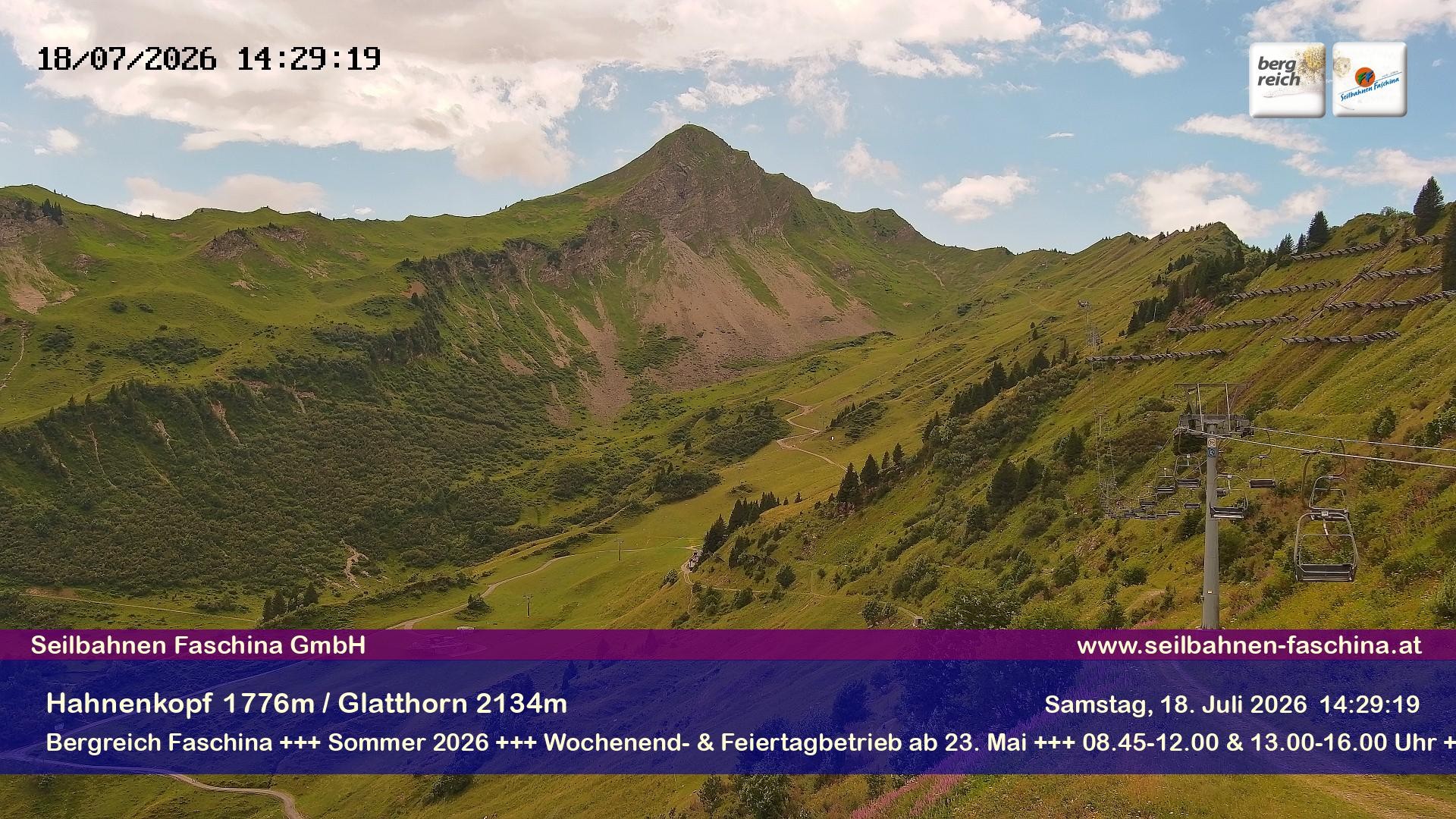 Archived image Webcam hahnenkopf near faschina