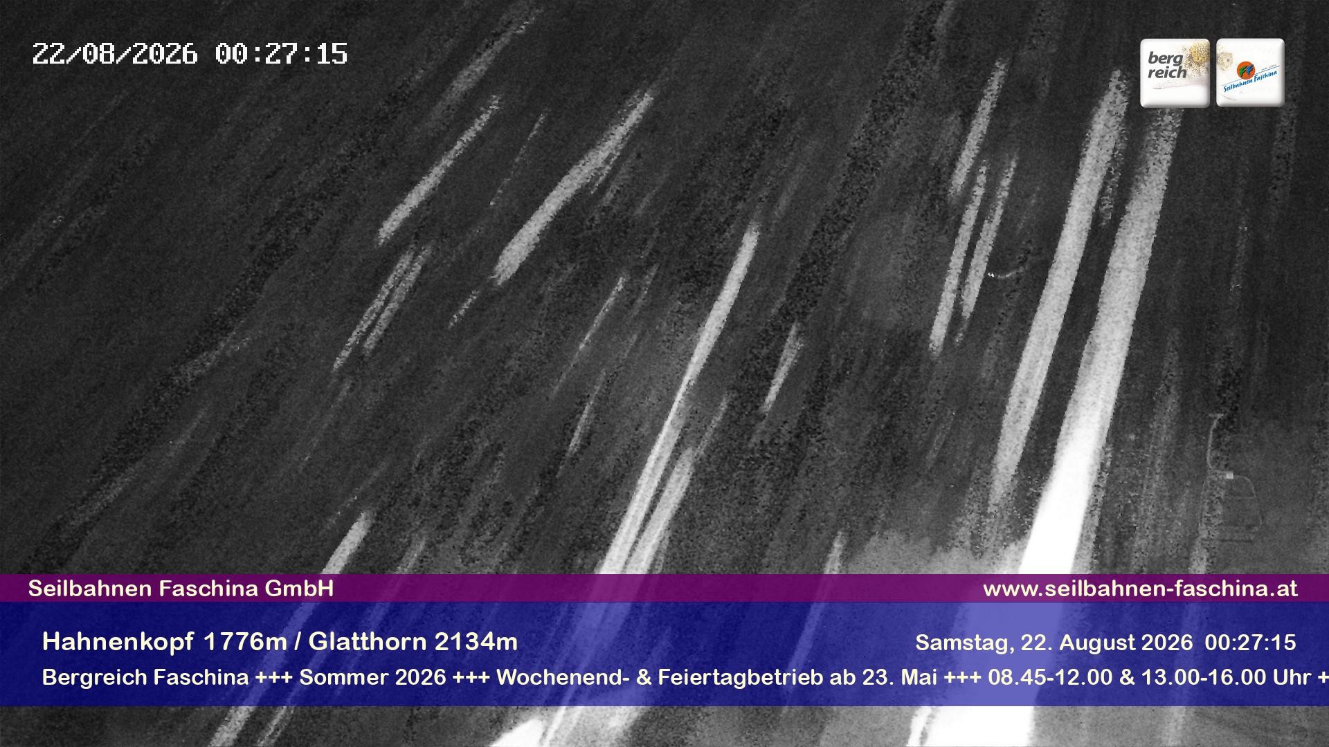 Archiv Foto Webcam Blick auf das Glatthorn, Faschina