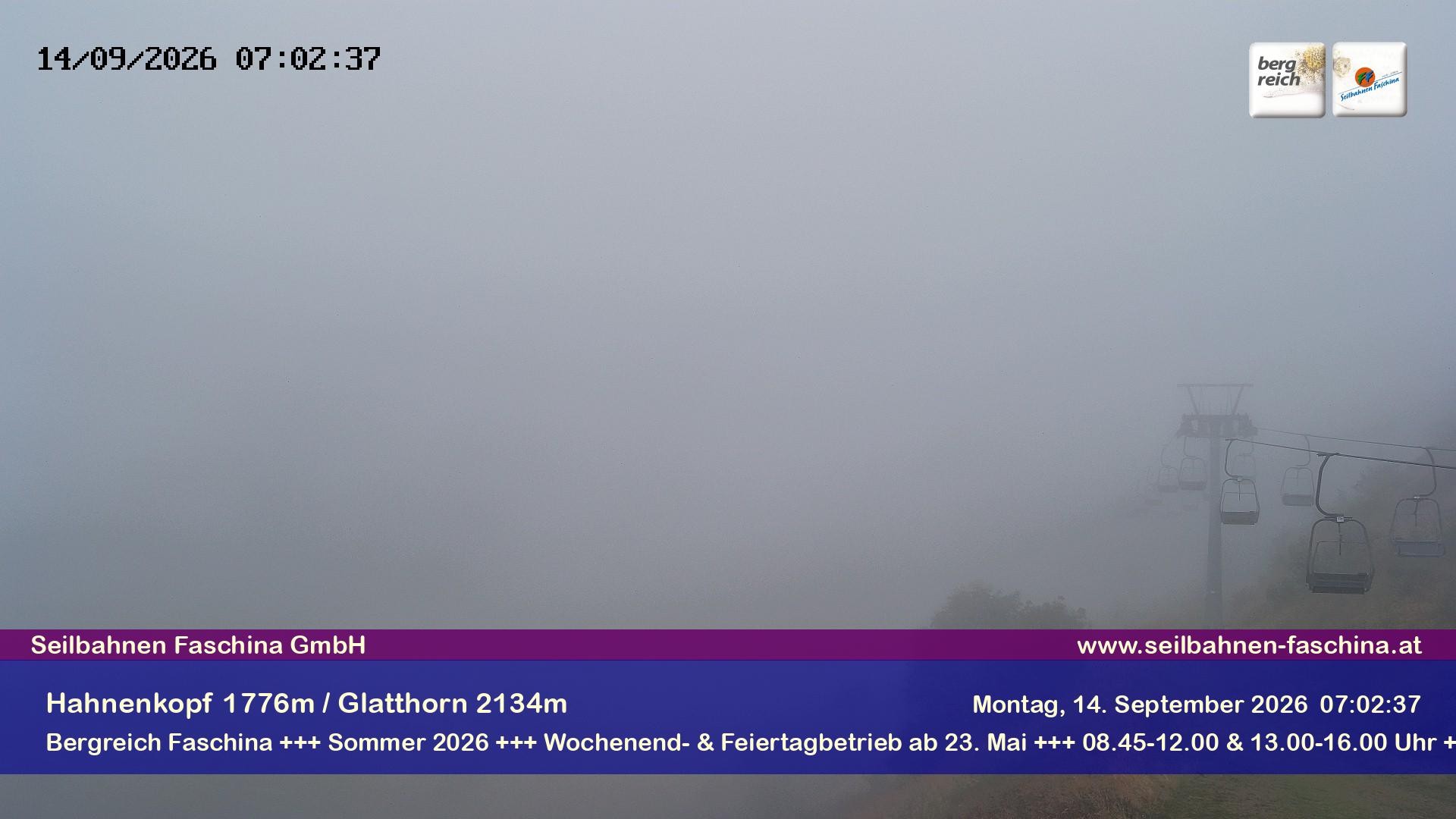 Archived image Webcam hahnenkopf near faschina