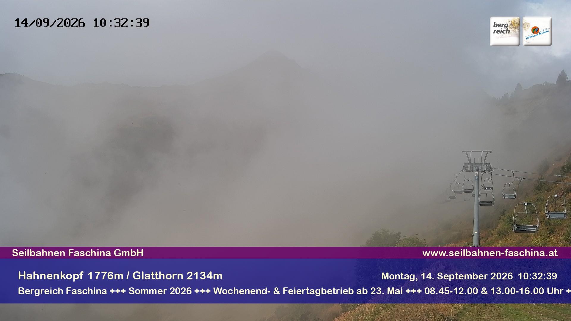 Archived image Webcam hahnenkopf near faschina