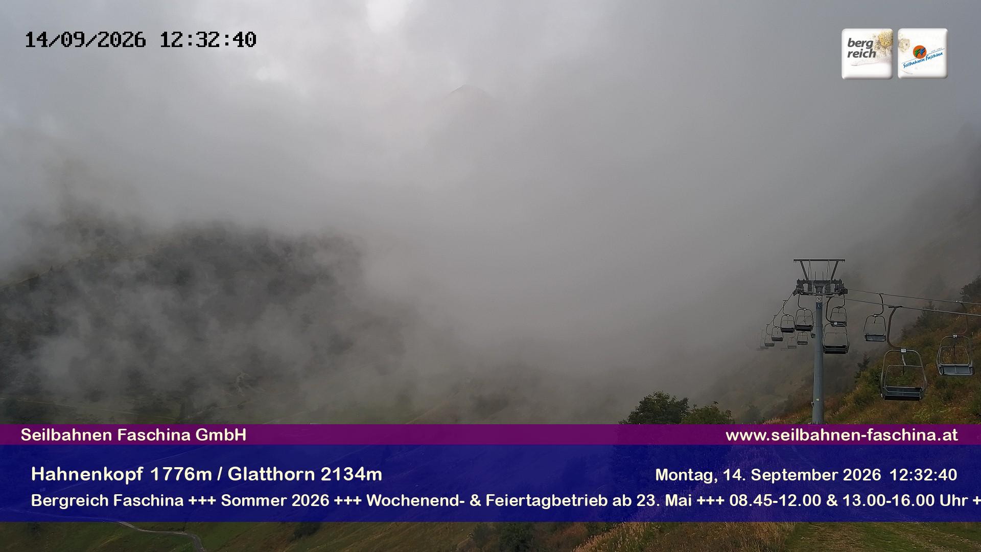 Archived image Webcam hahnenkopf near faschina