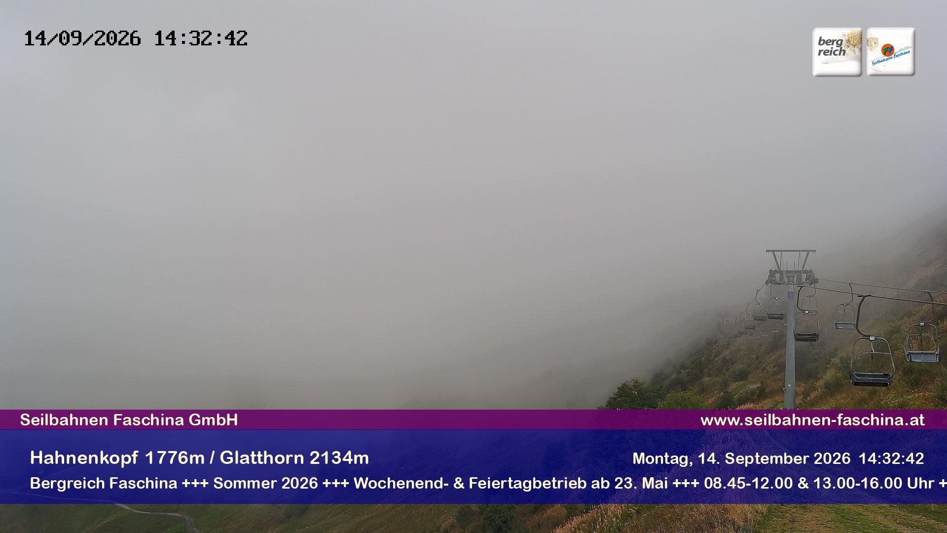 Archived image Webcam hahnenkopf near faschina