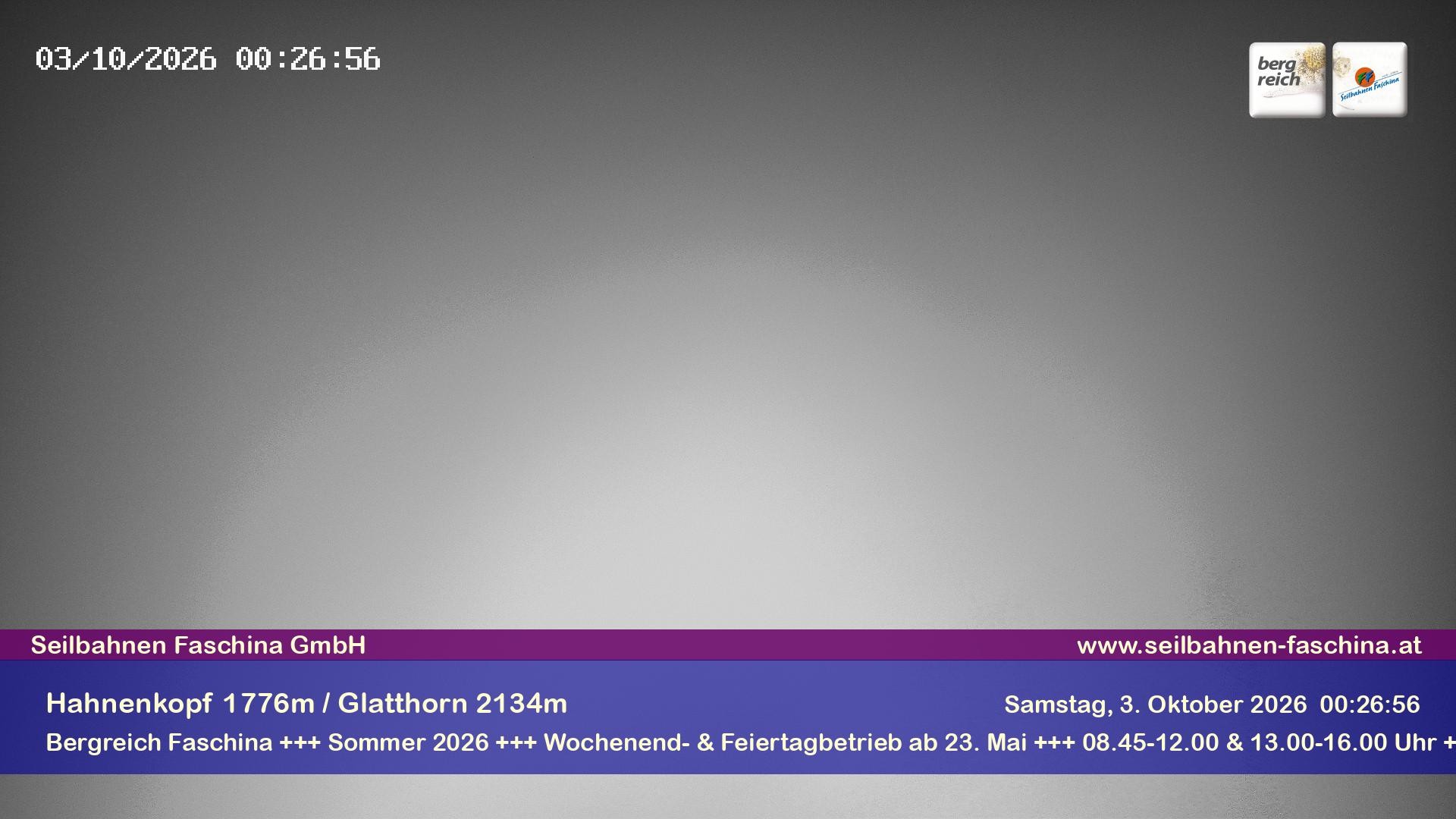 Archiv Foto Webcam Blick auf das Glatthorn, Faschina