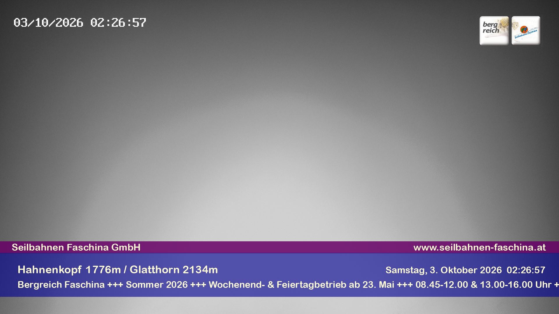 Archiv Foto Webcam Blick auf das Glatthorn, Faschina