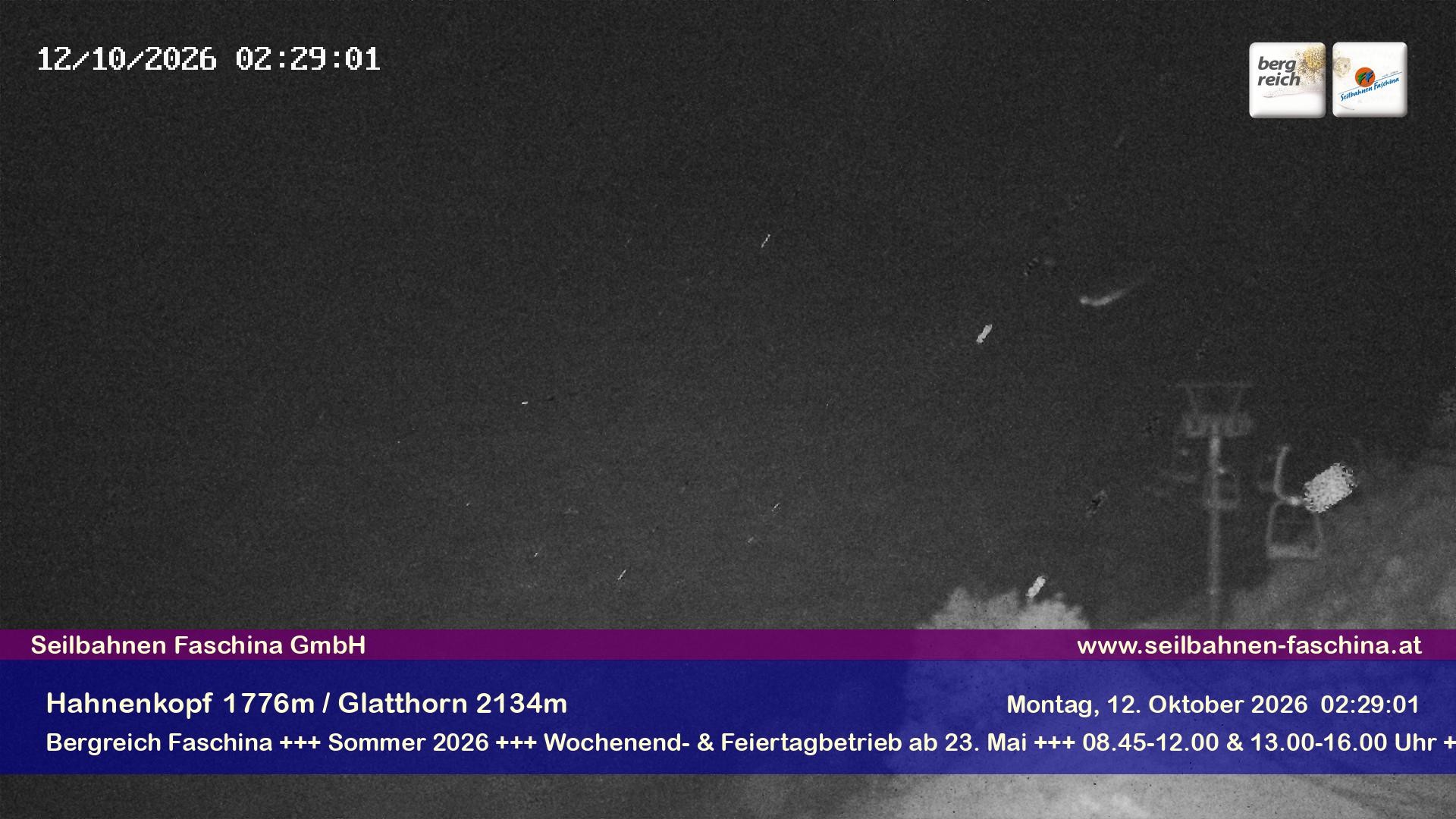 Archiv Foto Webcam Blick auf das Glatthorn, Faschina