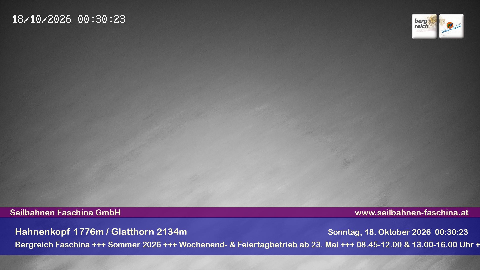 Archiv Foto Webcam Blick auf das Glatthorn, Faschina