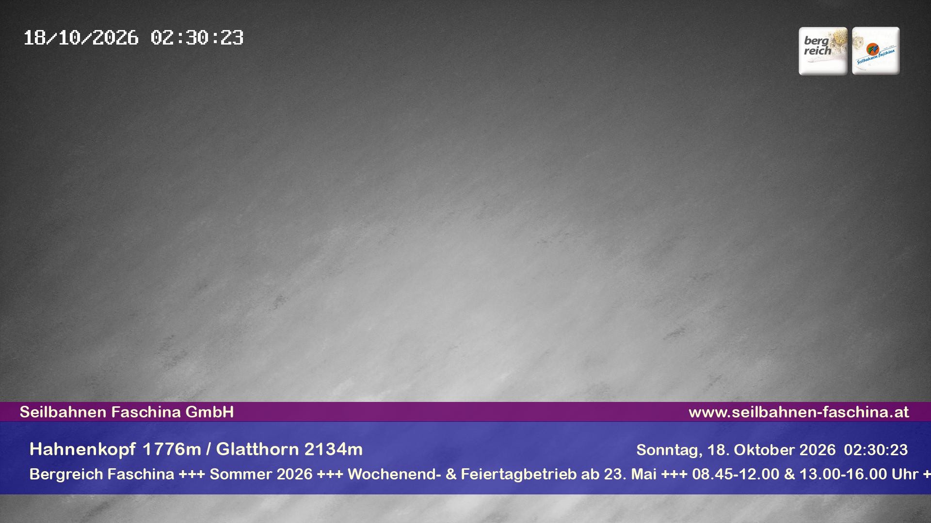 Archiv Foto Webcam Blick auf das Glatthorn, Faschina