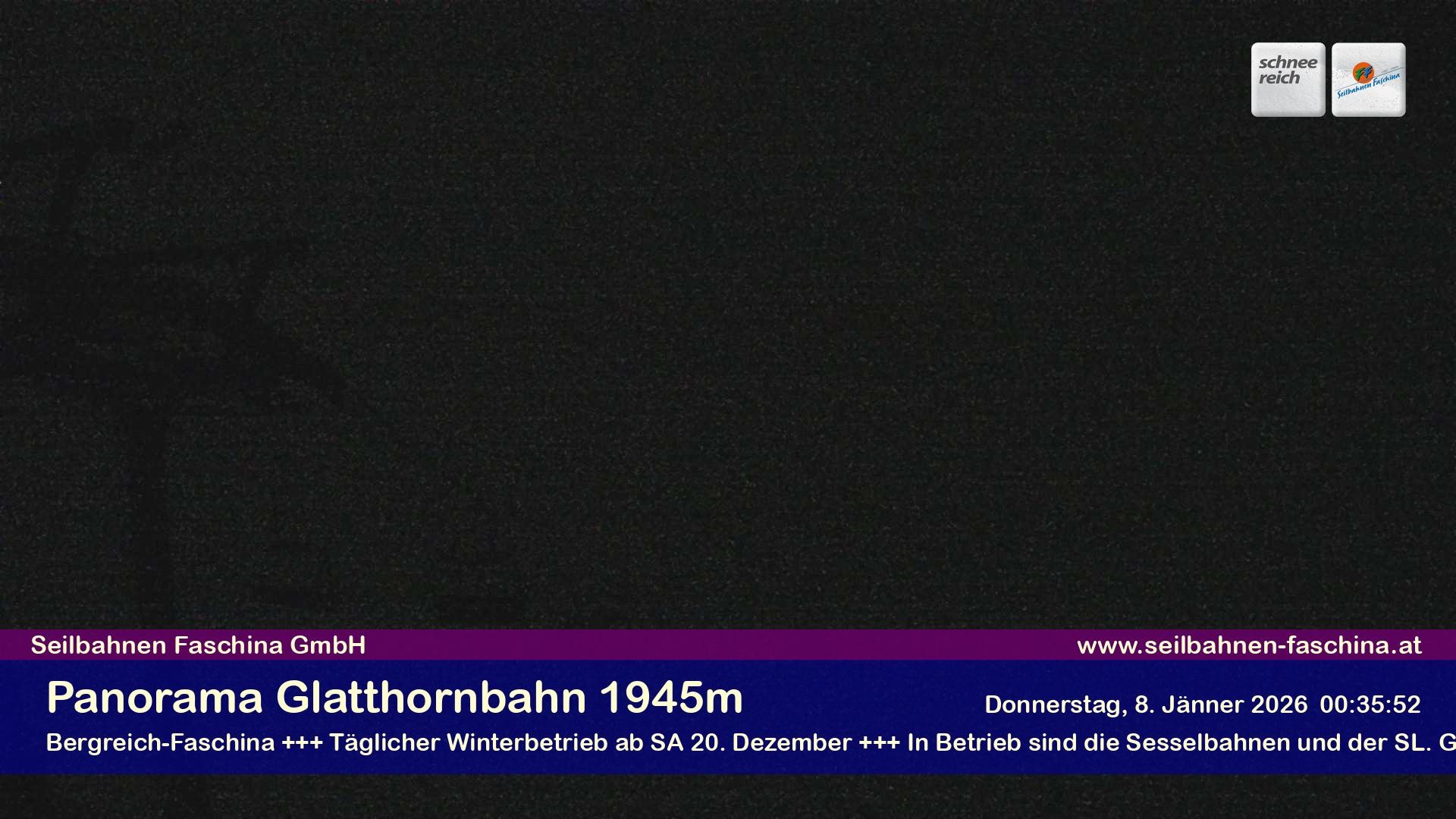 Archiv Foto Webcam Panoramablick von der Glatthornbahn