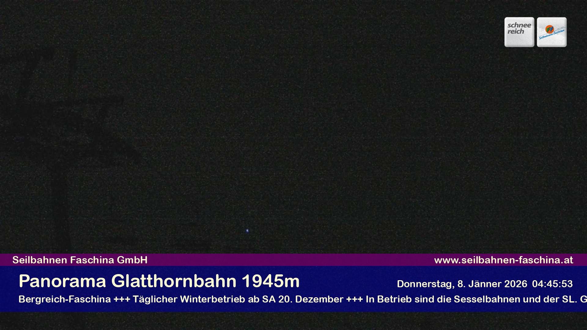 Archiv Foto Webcam Panoramablick von der Glatthornbahn