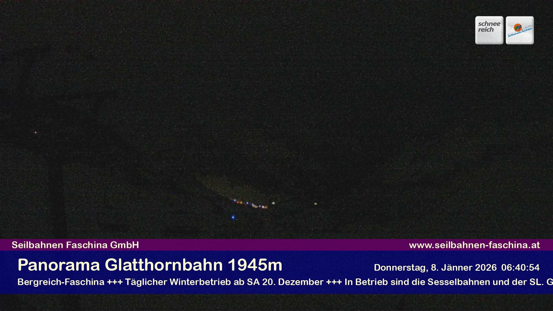 Archiv Foto Webcam Panoramablick von der Glatthornbahn
