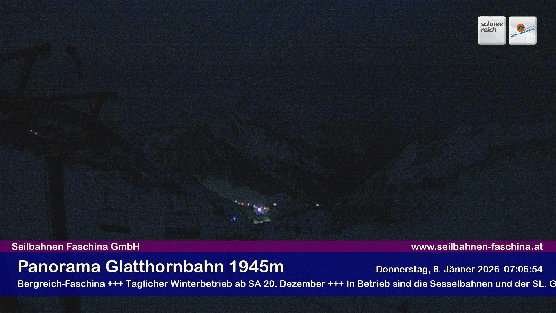 Archiv Foto Webcam Panoramablick von der Glatthornbahn