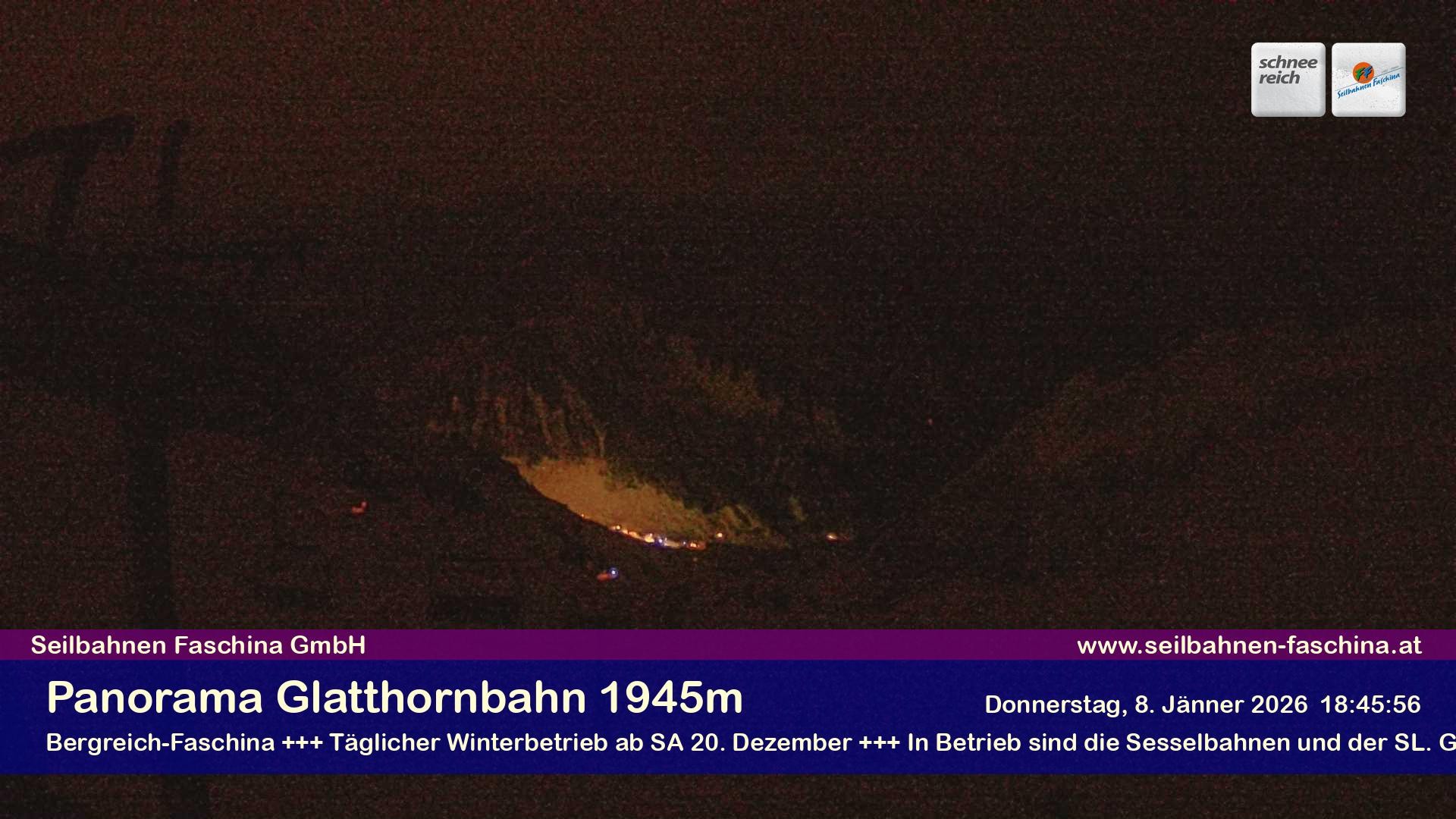 Archiv Foto Webcam Panoramablick von der Glatthornbahn