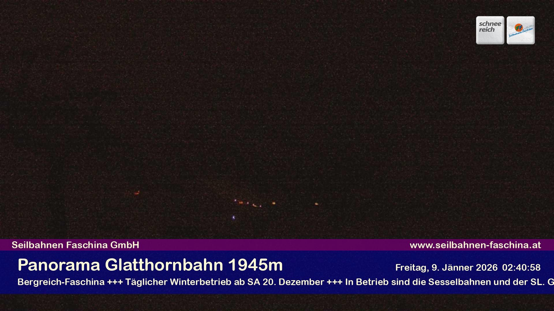 Archiv Foto Webcam Panoramablick von der Glatthornbahn