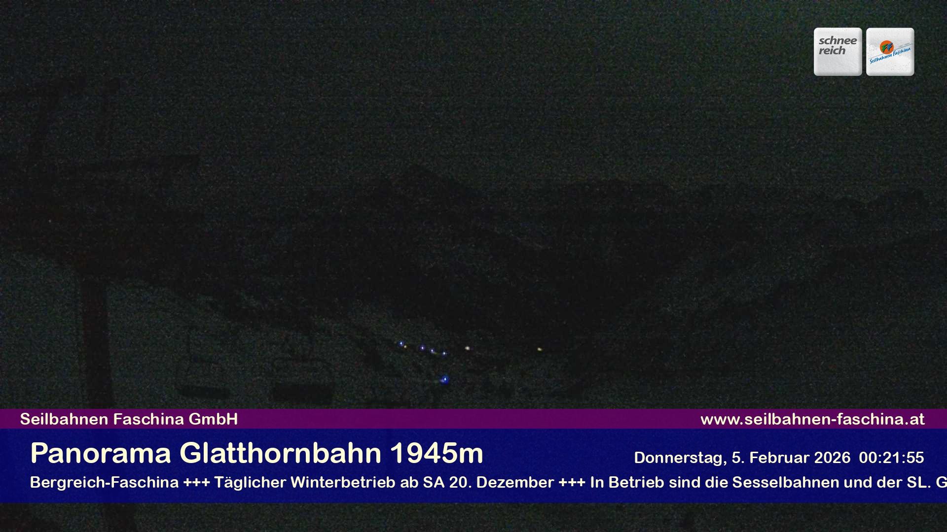 Archiv Foto Webcam Panoramablick von der Glatthornbahn