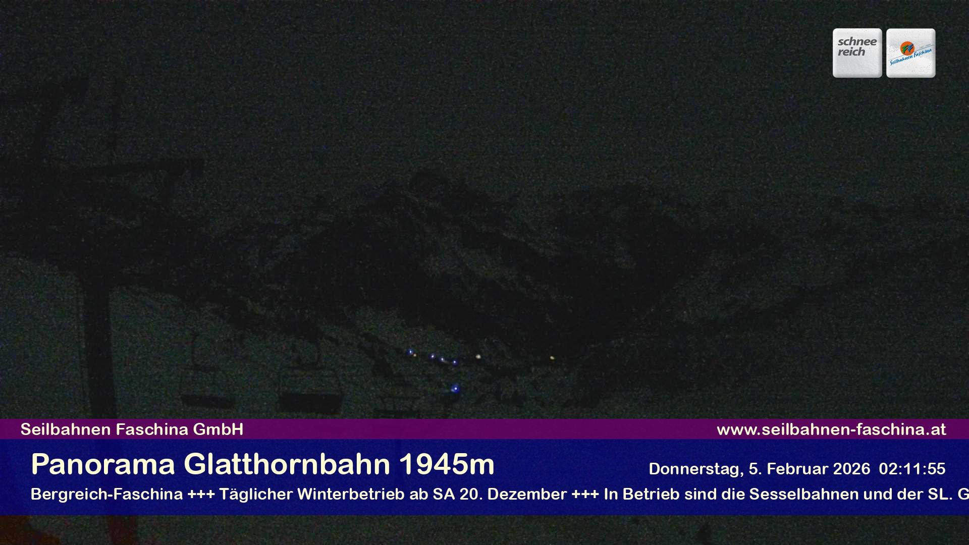 Archiv Foto Webcam Panoramablick von der Glatthornbahn